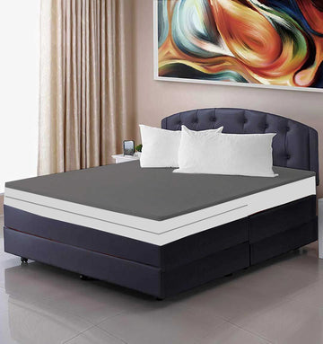 Double Sided Zipper Water Proof Mattress Cover Grey